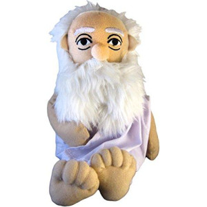 The Unemployed Philosophers Guild Socrates Doll - 11" Soft Stuffed Plush Little Thinker