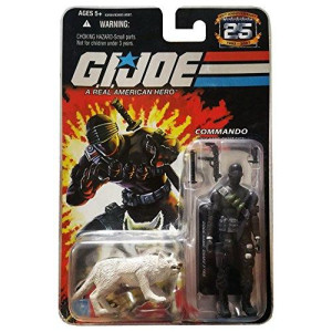 G.I. Joe 25th Anniversary: Snake Eyes (Commando) & Timber Wolf 3.75 Inch Action Figure