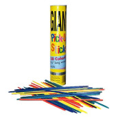 Pressman Giant Pick Up Sticks - Classic Game from Yesterday That's Fun Today , Yellow , One Size Fits All