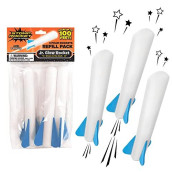 Stomp Rocket Original Refill - 3 Jr. Glow Foam Refill Rockets Only - Soars 100 Ft - Fun Outdoor or Indoor Toy for Kids for Boys or Girls Age 3+ Years Old