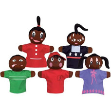 Get Ready Kids African American Feelings Puppet Set,Multi,421