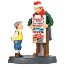 Department 56 Christmas In The City Free Soda For You Accessory Figurine