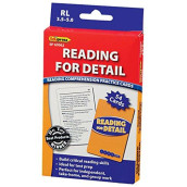 Edupress Reading Comprehension Practice Cards, Reading for Detail, Blue Level (EP63062)