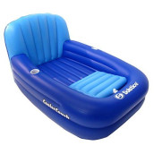 Solstice Cooler Couch Inflatable Pool Lounger, Multicolor