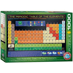 EuroGraphics Periodic Table of Elements 1000 Piece Puzzle