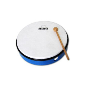 Nino Percussion ABS 10-Inch Pretuned Frame Hand Drum (Blue)