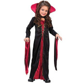 Victorian Vampiress Kids Costume, M (8-10)