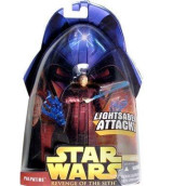 Star Wars Revenge of the Sith Palpatine with Blue Lightsaber #35 Action Figure