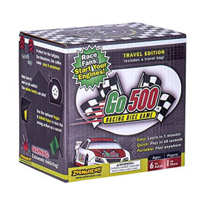 Zobmondo!! Go500 Car Racing Dice Game, Racing Games for Adults and Family, Table Game for Sports Fans Ages 6+