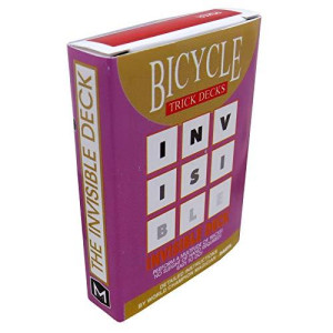 Invisible Deck Bicycle - red