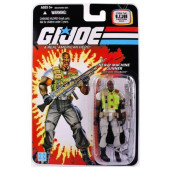 G.I. Joe - 2007 - Hasbro - Heavy Machine Gunner - Code Name: Roadblock Action Figure - w/ Base & Accessories - From the G.I. Joe Cartoon Series - New - Limited Edition - Collectible