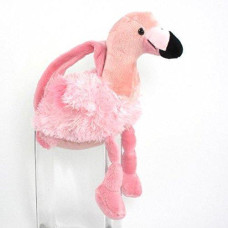 Wishpets Stuffed Animal - Soft Plush Toy for Kids - 10" Flamingo Handbag