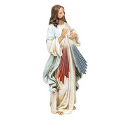 Joseph's Studio by Roman Inc., Renaissance Collection, Holy Statue Figurine, 9.5"H DIVINE MERCY FIGURE, Religious Figure, Religious Dcor, Catholic Gifts, Christian Gifts, Resin Stone, (3.12 x 4 x 9.5 Inches)