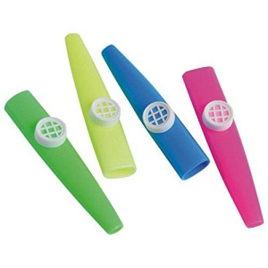 U.S. Toy Assorted Color Large Plastic Kazoos