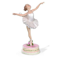 Joseph's Studio Ballet Collection Exclusive Dancing Ballerina Figurine with The Verse If You Dream It, You Can Become It, 7-Inch