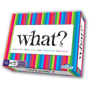 What? Party Game - Answer Silly Questions & Guess Who Said What - The Ultimate Laugh Out Loud Board Game (Features 288 Questions, Ages 18+)