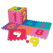 Chenille Kraft WonderFoam Puzzle Mat, Numbers, 20 Pieces (AC4382)
