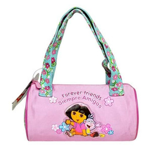 Dora the Explorer Hand Bag Purse Forever Friends Pink Flower