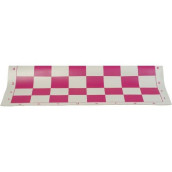 WE Games- Tournament Roll Up Vinyl Chess Board- Pink and White