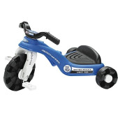 American Plastic Toy Police Cycle Blue, 24.25 x 16.5 x 14