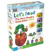 Briarpatch The World of Eric Carle Lets Feed The Very Hungry Caterpillar Counting Cards Kids Game, Fun For Preschool Children Ages 3 & Up, Brown