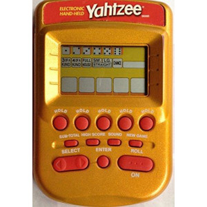Yahtzee Electronic Hand-held [Gold]