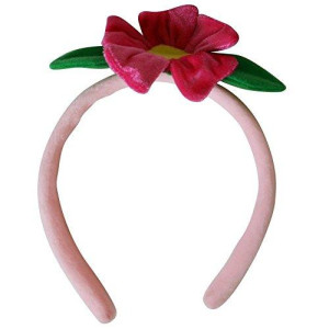 Soft Plush Pink Petal Flower Headband