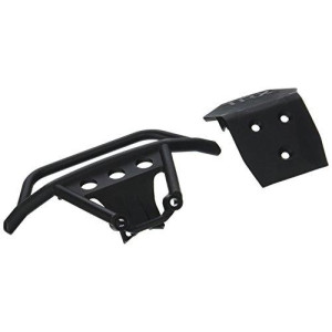 Traxxas 6735 Front Bumper and Skid Plate, Black