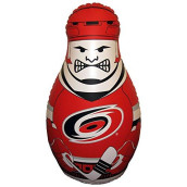 Fremont Die NHL Carolina Hurricanes Bop Bag Inflatable Checking Buddy Punching Bag, Standard: 40" Tall, Team Colors