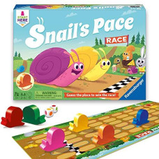Ravensburger Snails Pace Race Game for Age 3 & Up - Quick Childrens Racing Game Where Everyone Wins!