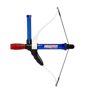Zing Marshmallow Blaster Mini Bow Shooter -Great for Indoor and Outdoor Play, Launches up to 30 Feet, for Ages 8 and up