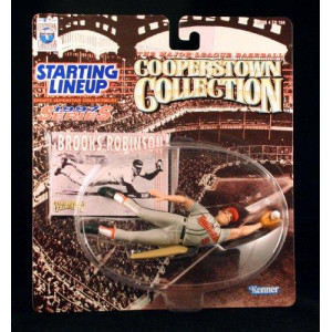 BROOKS ROBINSON / BALTIMORE ORIOLES 1997 MLB Cooperstown Collection Starting Lineup Action Figure & Exclusive Trading Card