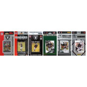 NFL Oakland Raiders Six Different Licensed Trading Card Team Sets