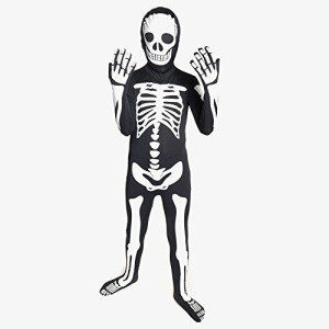 Morphsuits Kids Premium Skeleton Costume, Large