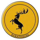 Game of Thrones Embroidered Patch: Baratheon