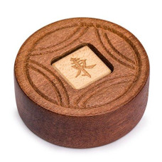 Yellow Mountain Imports Wooden Mahjong Bettor/Wind Indicator - Mahjong Accessory for Chinese or American Mahjong Play