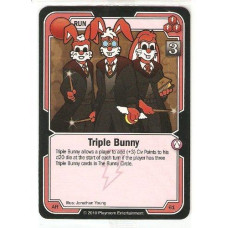 Killer Bunnies Promo Card: Odyssey Promo Cards: Triple Bunny Red #AR61