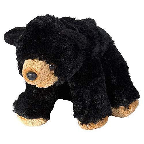 Wild Republic Black Bear Plush, Stuffed Animal, Plush Toy, Gifts for Kids, Cuddlekins 8