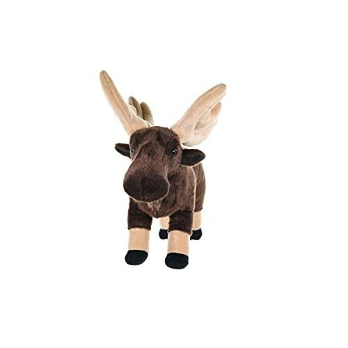 Wild Republic Moose Plush, Stuffed Animal, Plush Toy, Gifts for Kids, Cuddlekins 12"