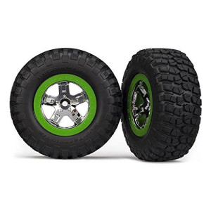 Traxxas KM2 Tires & SCT Wheels, Assm (2): FR 2WD Slash Only