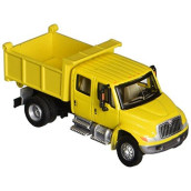 Walthers SceneMaster International, Yellow 4300 Crew Cab Dump Truck
