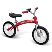 Radio Flyer Glide & Go Balance Bike, Toddler Ride On, Red Toddler Bike, Ages 2.5-5 Years