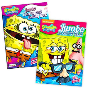 Spongebob Squarepants Coloring Book Set with Coloring Book, Imagine Ink Mess-Free Coloring Book, and Stickers