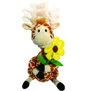 Cuddle Barn - Gerry | Giraffe Animated Stuffed Animal Plush, Neck Grows and Mouth Moves Sings Your Love Lifts Me Higher Valentine's Gift, 12 inches