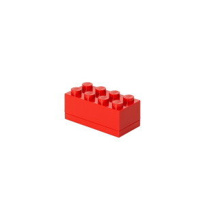 Room copenhagen, LEgO Mini Box - 18 x 36 x 17 in - Brick 8, Bright Red