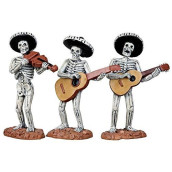 Lemax Spooky Town Skeleton Mariachi Band Assortment of 3