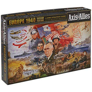 Wizards Of The Coast Axis And Allies Europe 1940 2nd Edition Board Gam