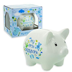 Baby Essentials My First Piggy Bank for Boy by Kelly