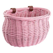SUNLITE Willow Bushel Strap-On Basket, 13 x 8 x 9, Pink
