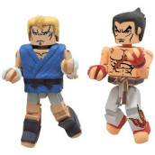 Diamond Select Toys Street Fighter X Tekken Minimates Series 2: Abel vs Kazuya, 2-Pack